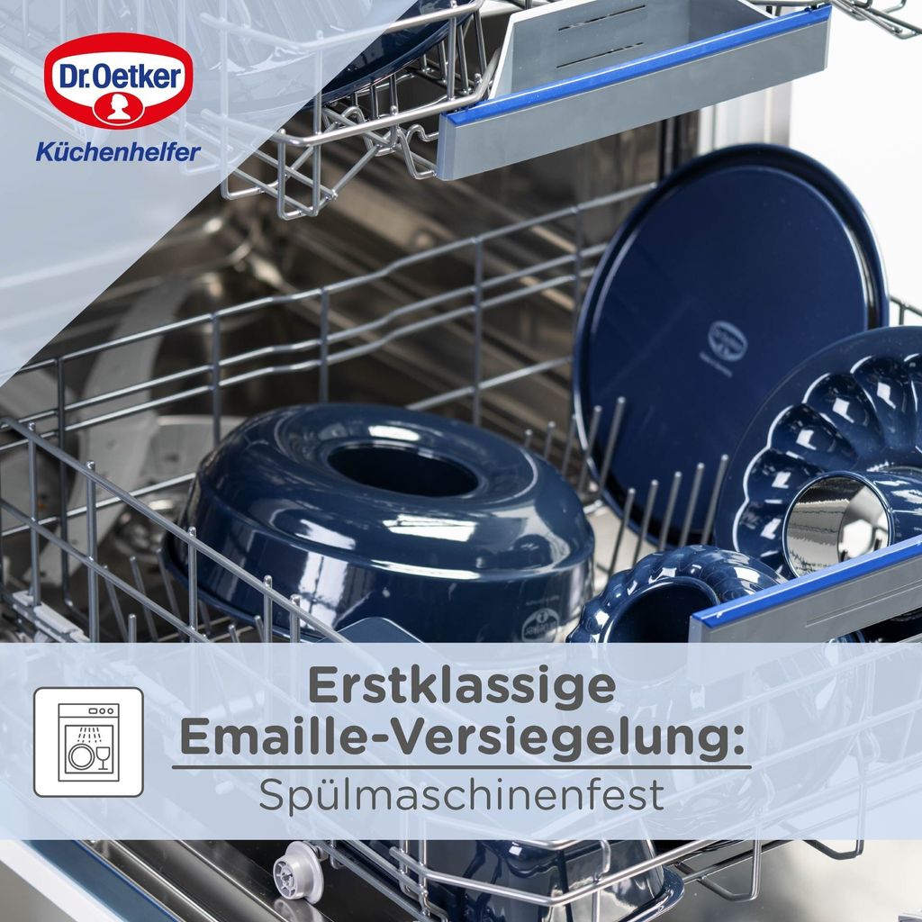 Dr. Oetker Kastenform Back-Liebe 30cm emailliert schwarz Produktbild 8