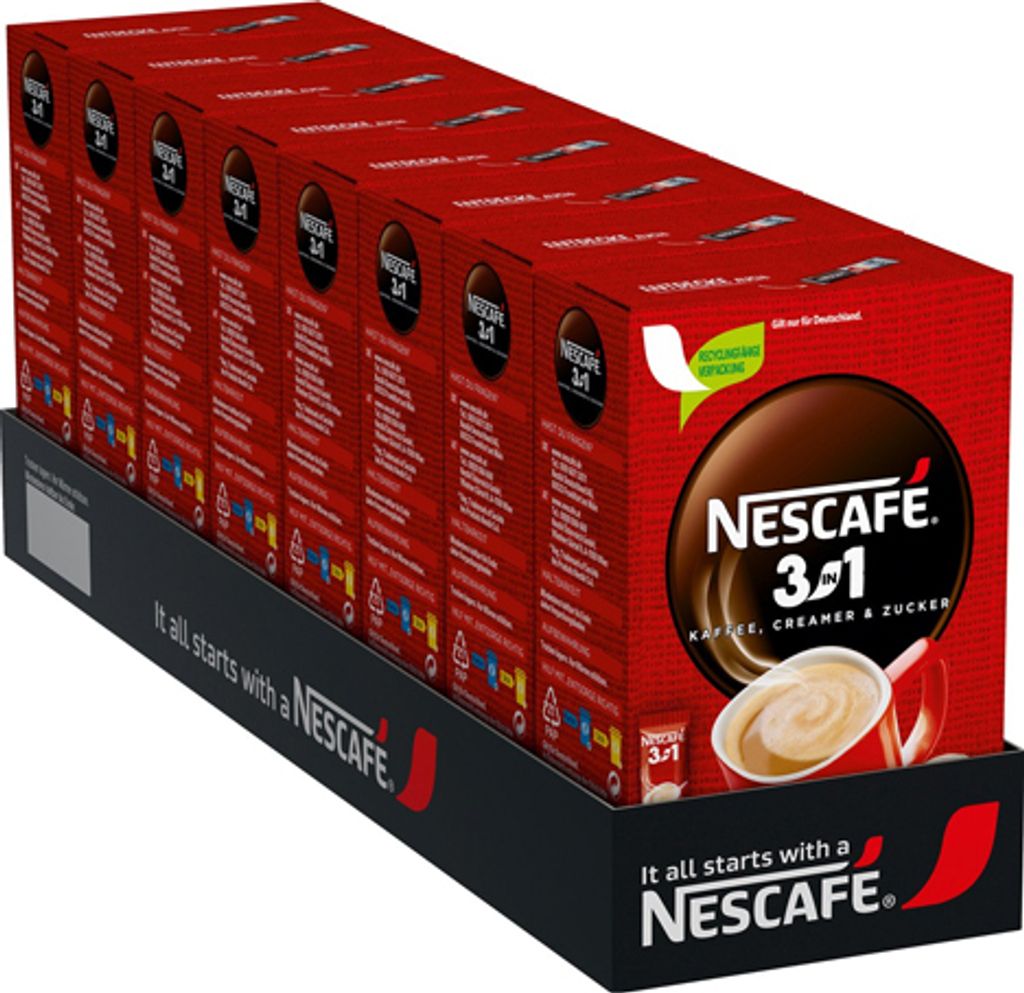 Nescafé - Classic 3 in 1 Löslicher Kaffee - 8x 10 Sticks Produktbild
