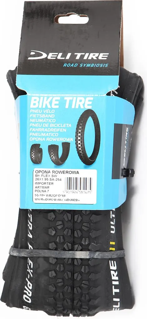 Pneu SKW FLEX SA-254 26x1.95 - Haute flexibilité et gomme renforcée