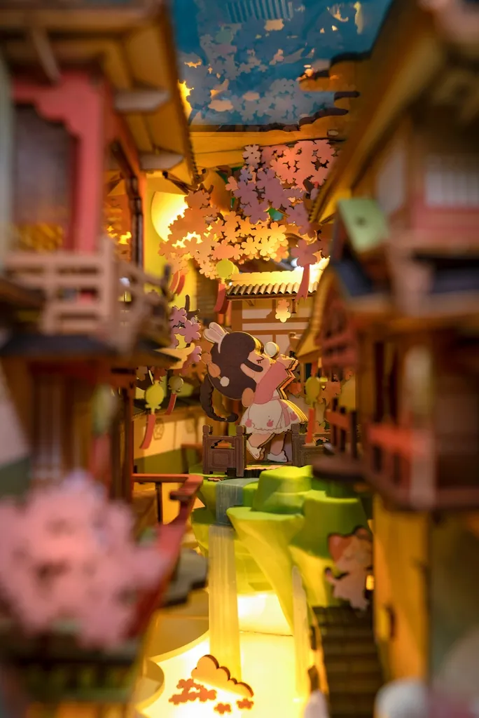 Puzzle 3D Marque-page Falling Sakura : Cadeau Idéal pour Lecteurs