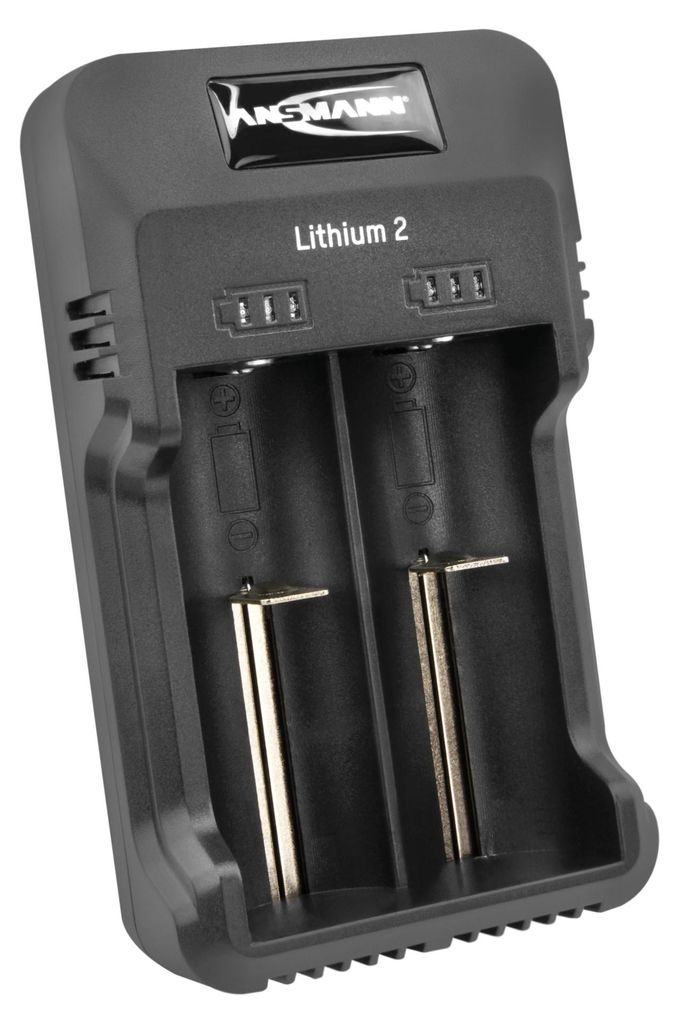 ANSMANN Akku Ladegerät mit LED für 1-2 NiMH Akkus & Li-Ion Produktbild 