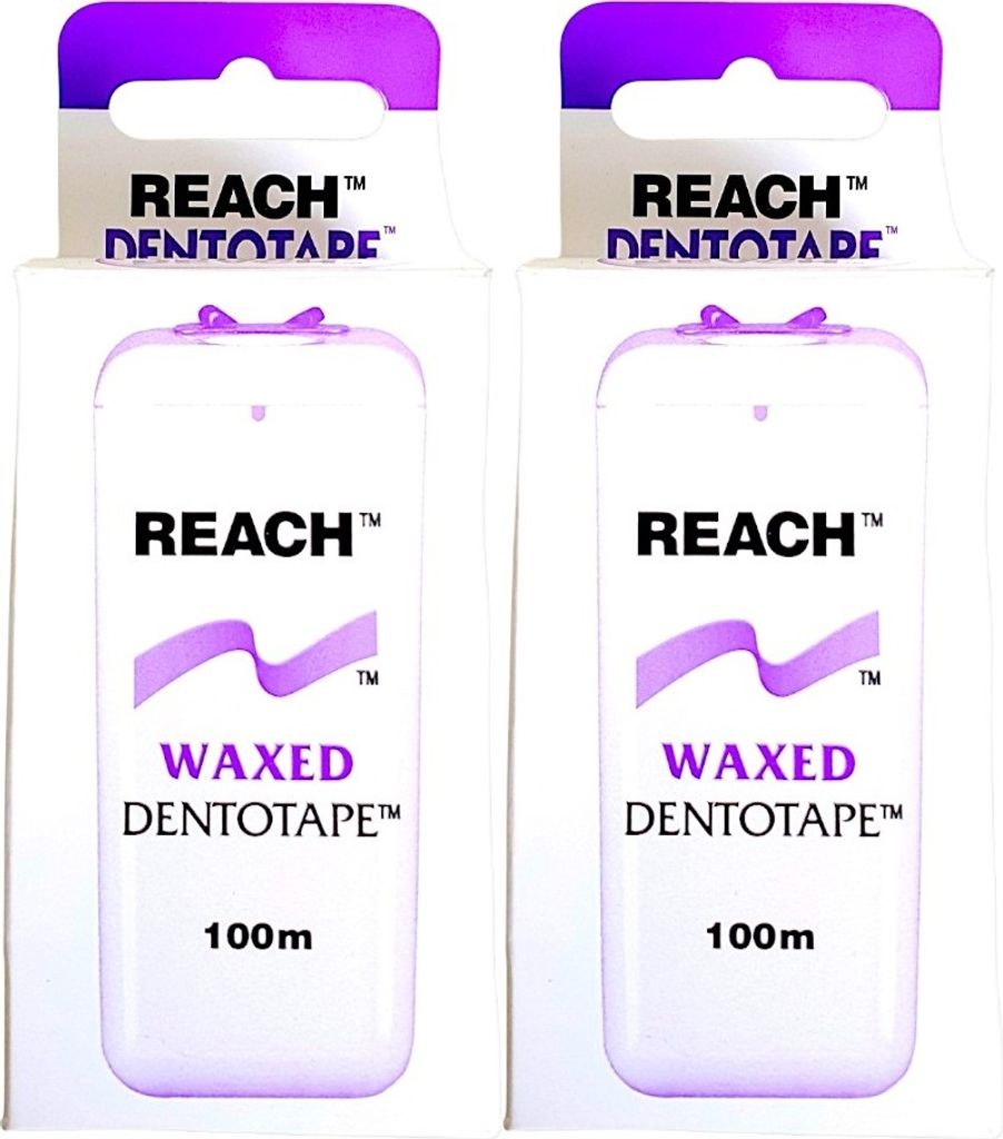 2x Reach Dentotape Zahnseide 2x 100m