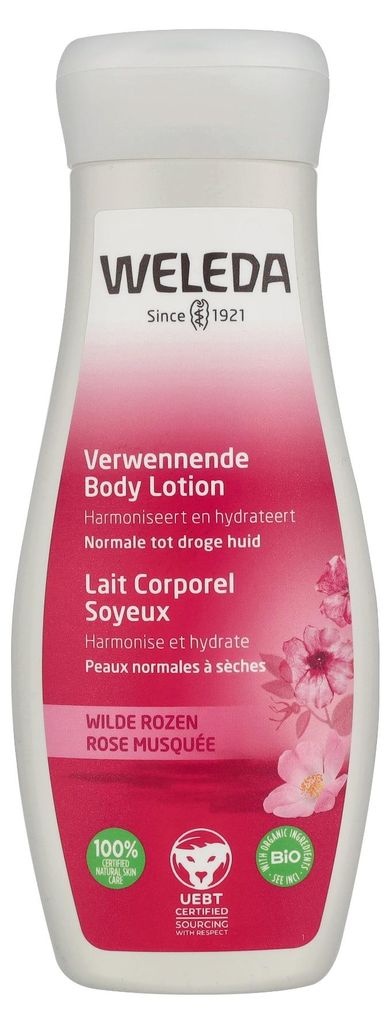 Weleda Milch Weleda Körperlotion Verwöhnende Bodylotion Produktbild 
