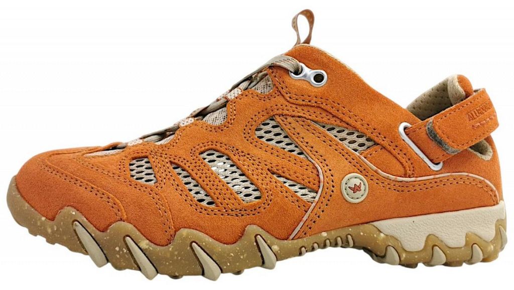 Allrounder by Mephisto Niwa sportlicher Schnürer Orange in Gr. 42
