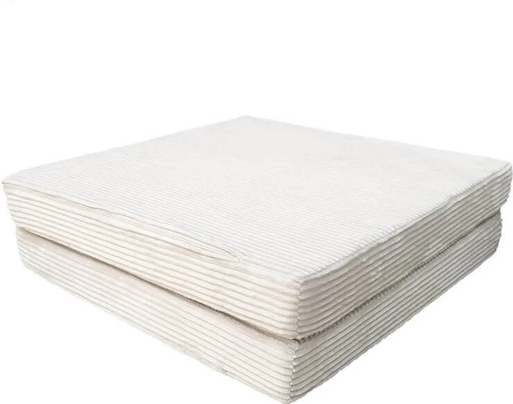 Petit matelas LIV Beige Cordier moelleux pour canapé de jeu enfant