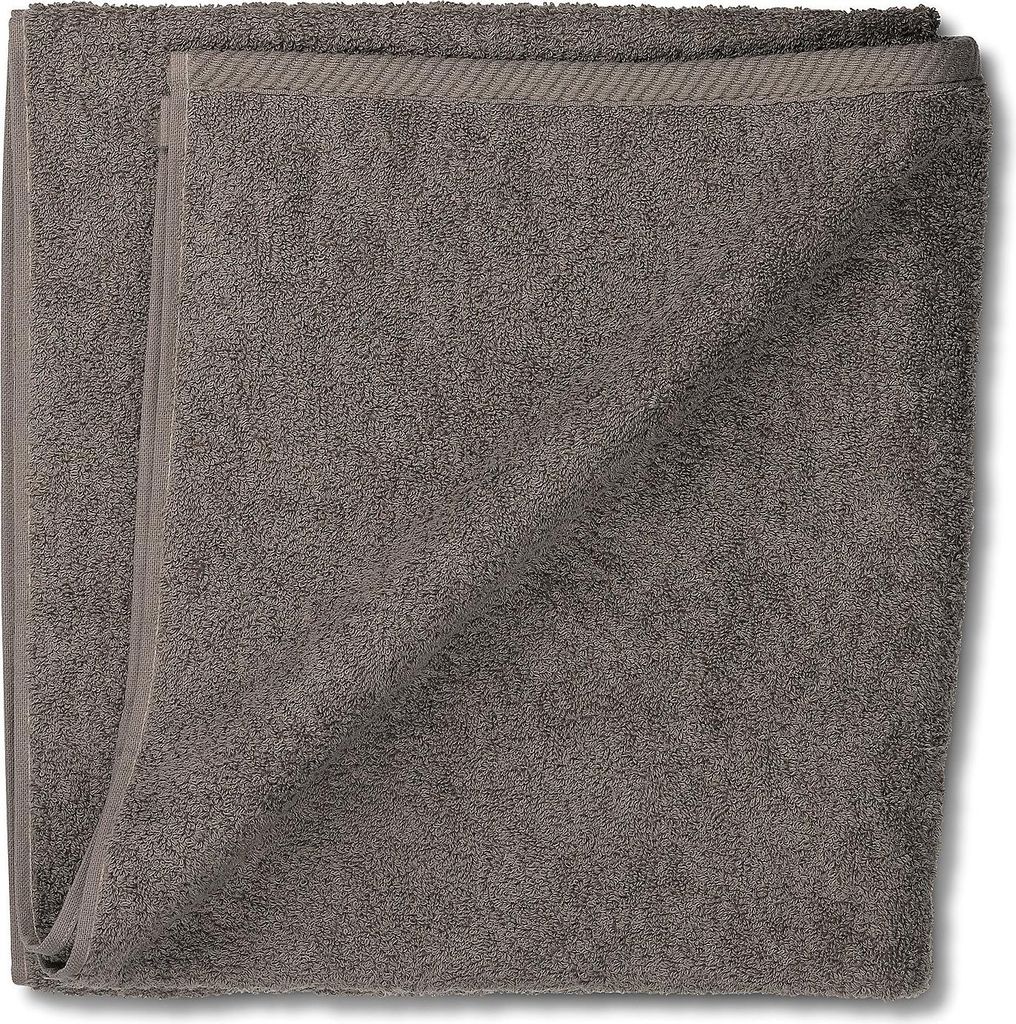 KELA Duschtuch Ladessa 100%Baumwolle steingrau 70,0x140,0cm KL-23197