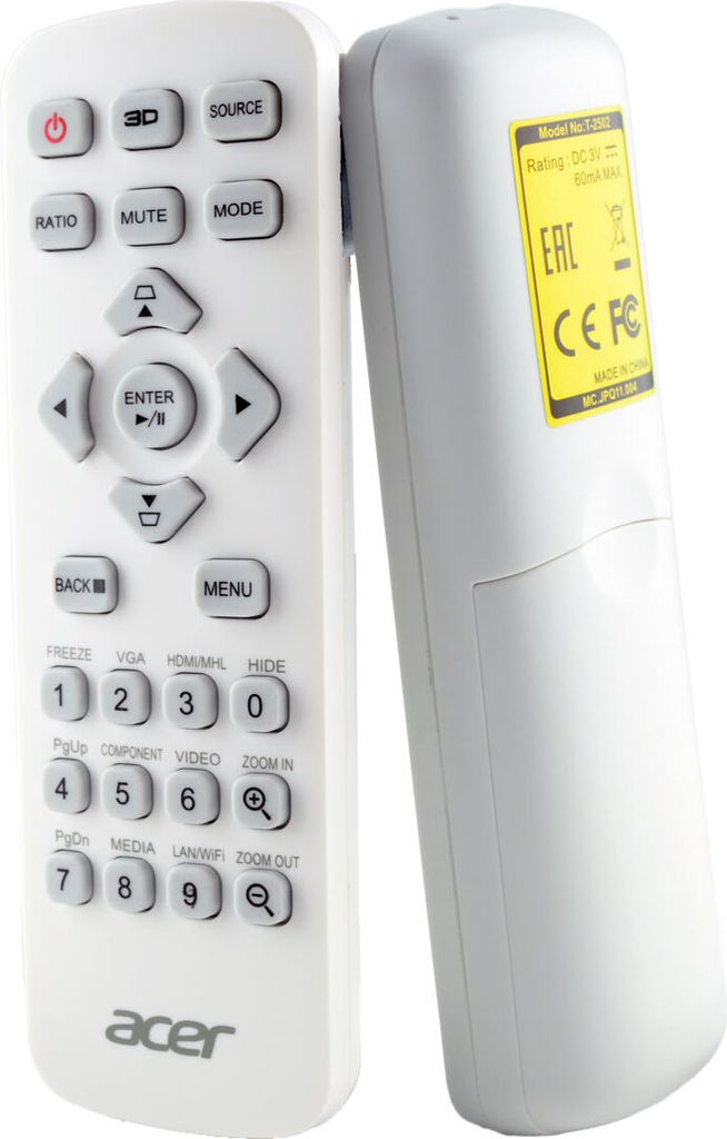 Dálkové ovládání ACER MC.JPQ11.004, T-2502, (MC.JPQ11.003), Obrázek produktu 