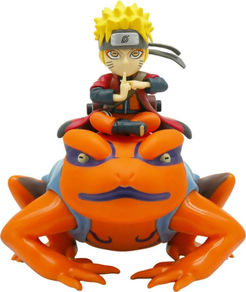 Figurine Lumineuse Naruto et Gamakishi 20 cm - LED Haute Qualité Manga