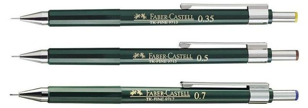 FABER-CASTELL Druckbleistift TK-Fine 9760 3er Etui Immagine del prodotto 