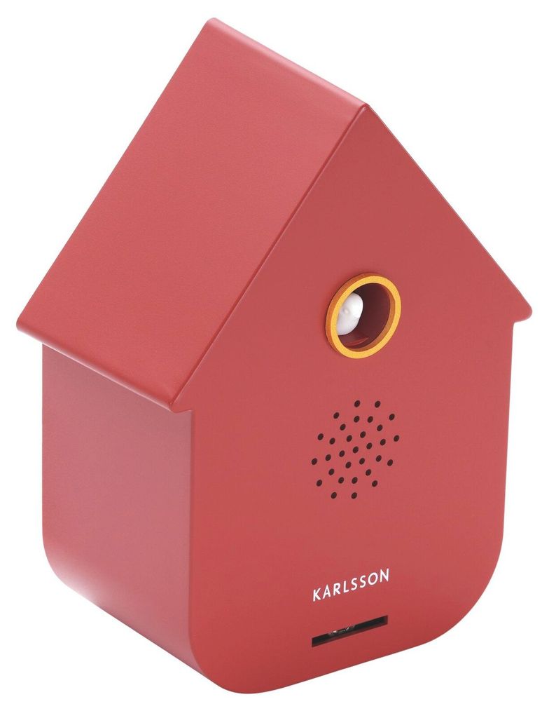 Karlsson - Decoratieve geluidsdoos "Moderne Kuikje" - Rood Productafbeelding 