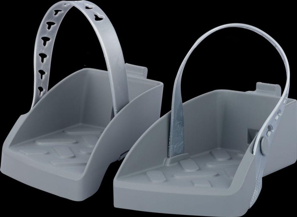 POLISPORT Footrests + Straps Light Grey Guppy Mini