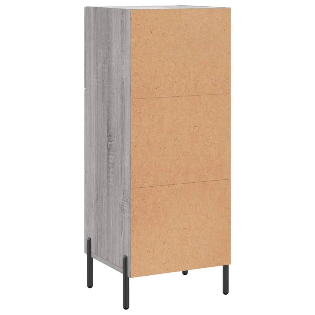 Credenza vidaXL Grigio Sonoma: Trasforma i Tuoi Spazi con Stile - 9