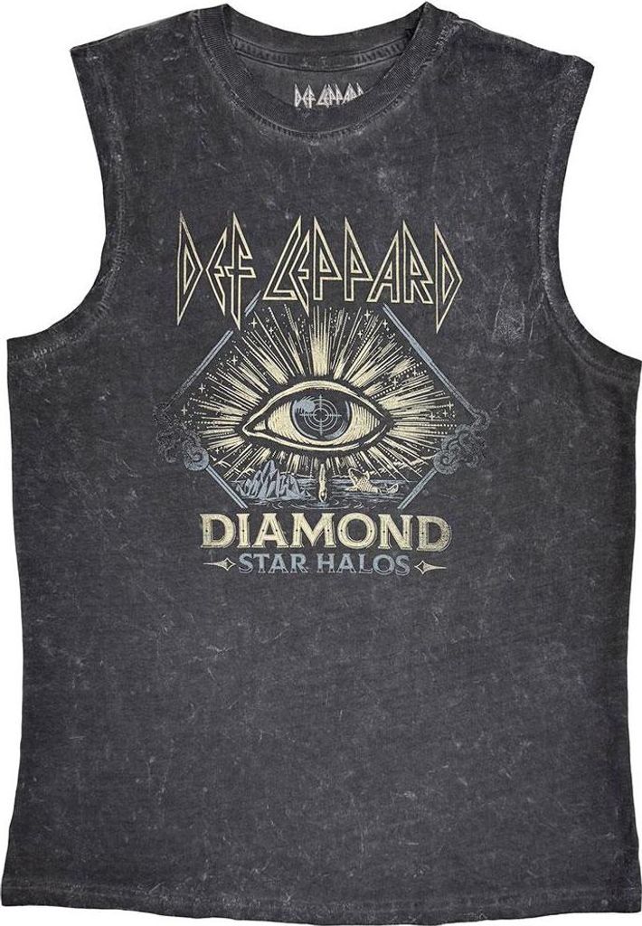 Def Leppard - "Diamond Star Halos" Ärmelloses Oberteil für Herren/Damen Uni RO14331 (M) (Anthrazit)