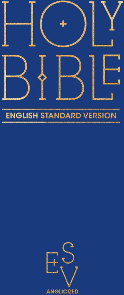 Holy Bible: English Standard Version (ESV) Anglicised Pew Bible (Blue Colour)