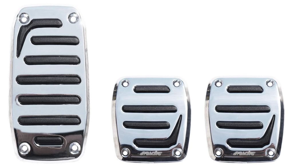 Simoni Racing Satz Pedale Joker Smile - Chrom + Anti-Rutsch Produktbild 