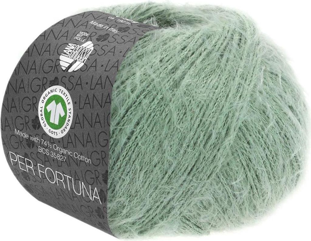 Lana Grossa - Per Fortuna GOTS 0014 resedagrün Produktbild 