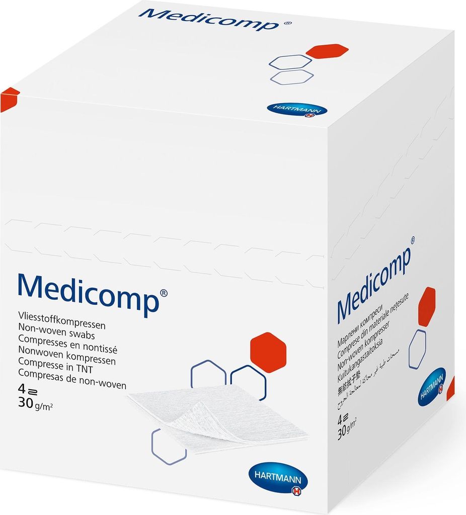 HARTMANN MEDICOMP Kompresse steril 7,5x7,5cm 50 Stk. Produktbild 