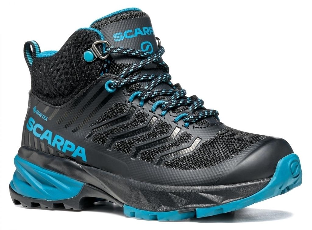 Scarpa Rush Mid Kid GTX Kinder Trekkingschuh schwarz/blau schwarz/blau 33