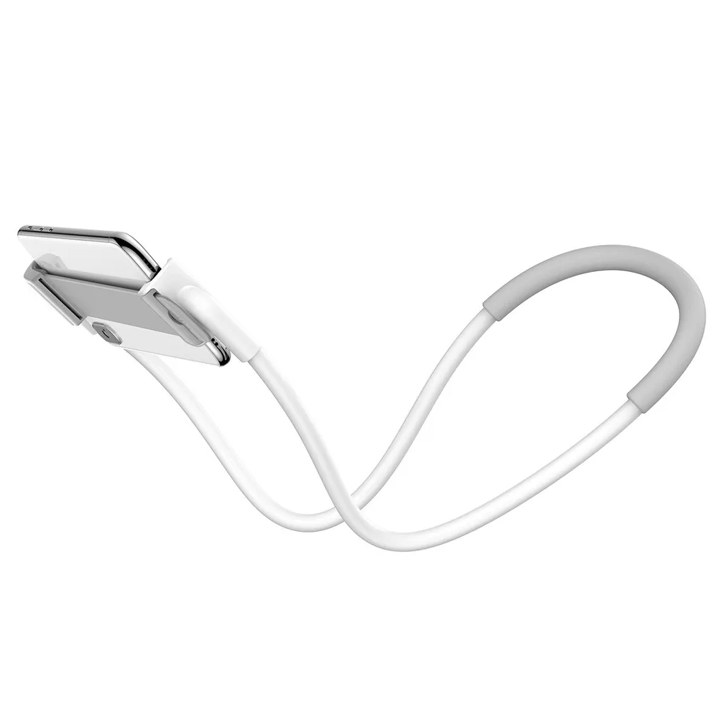 Supporto Baseus per Smartphone da Collo - Video POV e Selfie Bianco - 3
