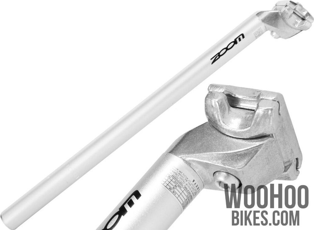 Sattelstütze 28,6 x 400 mm Silber ZOOM