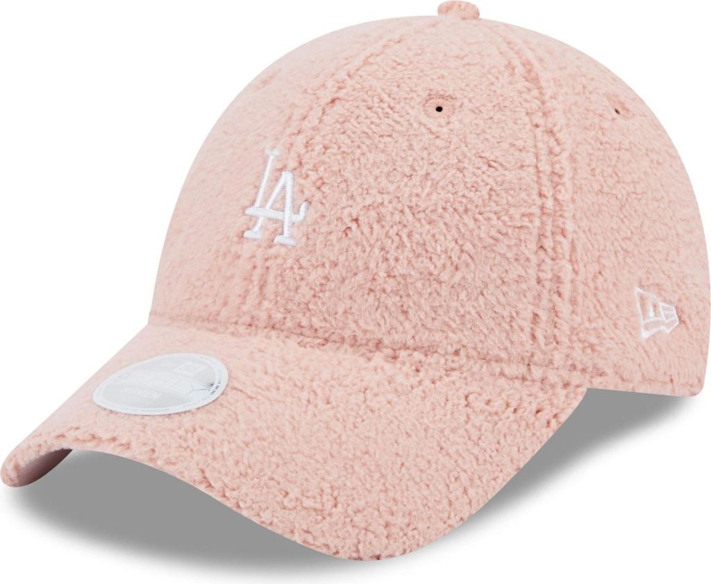 New Era 9FORTY Damen Cap Teddy Los Angeles Dodgers Pink