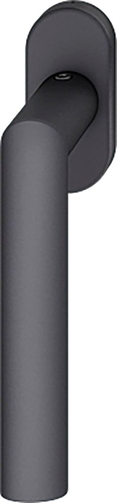 FSB 34 1144 Fenstergriff (Fensterdrücker) ovale Rosette Aluminium schwarz matt