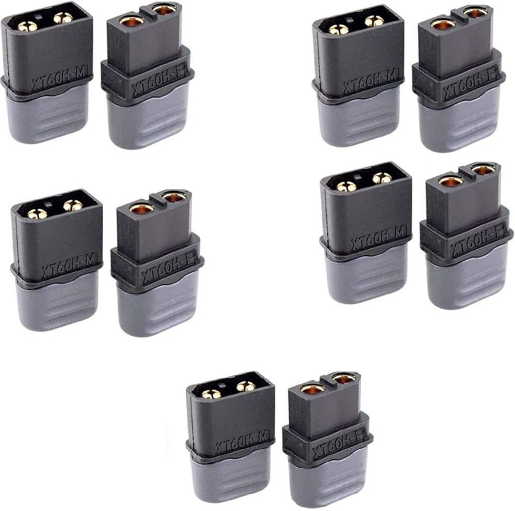 5 Paare XT60H-Stecker (Männlich & Weiblich) - 5 Paare Produktbild 