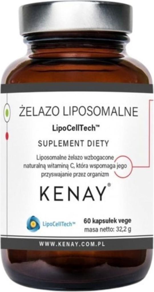 Kenay Lipocelltech Liposomales Eisen (60 Kapseln) 5900672155617