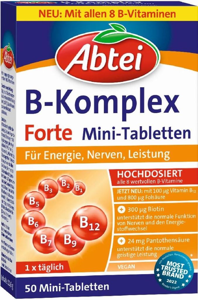 Abtei B-Komplex Forte 50ST 11.6g Produktbild 