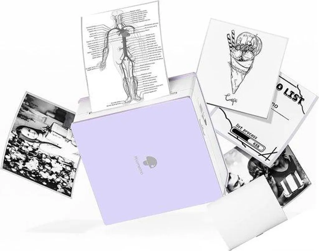 Imprimante photo portable en porcelaine pour souvenirs et scrapbooking