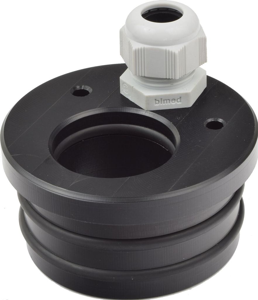 Agora-Tec Brunnendeckel für 3 Zoll DN 80 Brunnenrohr für 32 mm PE-Rohr
