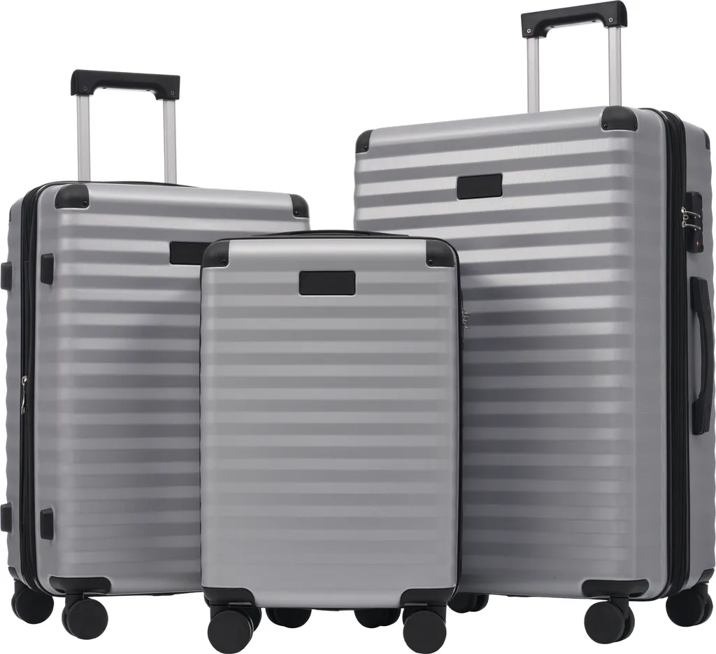 Set de Valises Anti-Choc TSA avec Porte-Gobelet : Fini les Mains Encombrées
