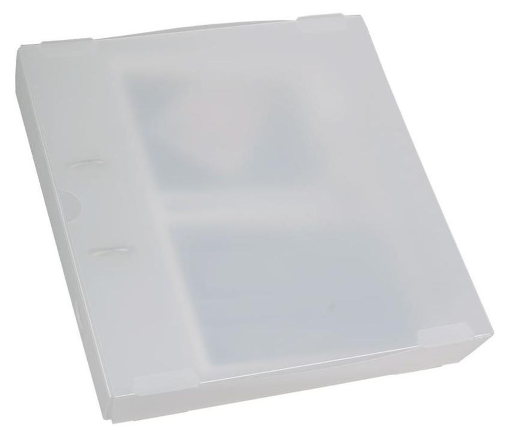 Schuber aus semi-transparentem PP inkl passendem Ringbuch, VE = 1 Satz bestehend aus Ringbuch und Schuber, Transparent, Füllhöhe 25 mm, Verpackun...