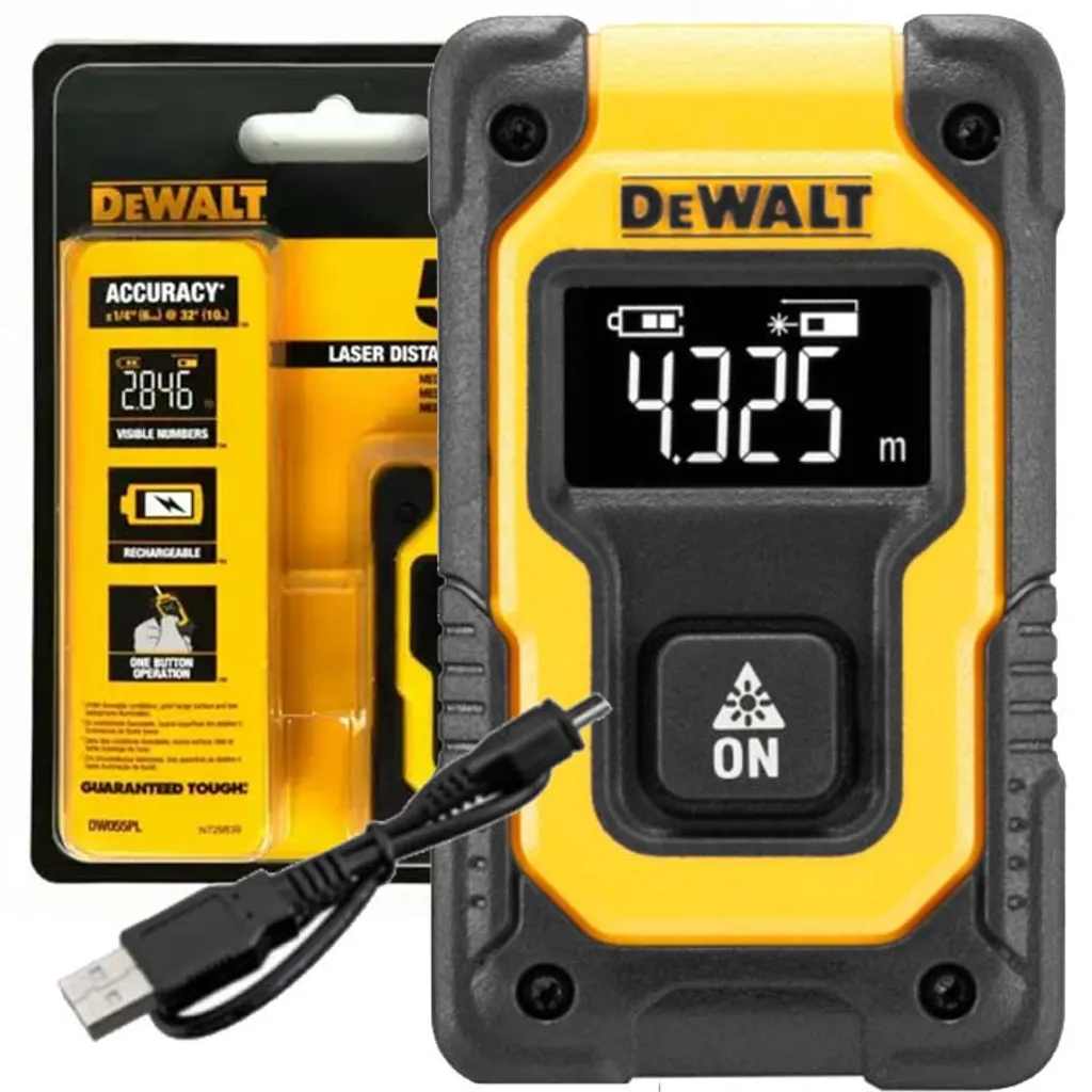 Mètre Laser Numérique 16M Dewalt - Outil de Mesure de Poche Idéal
