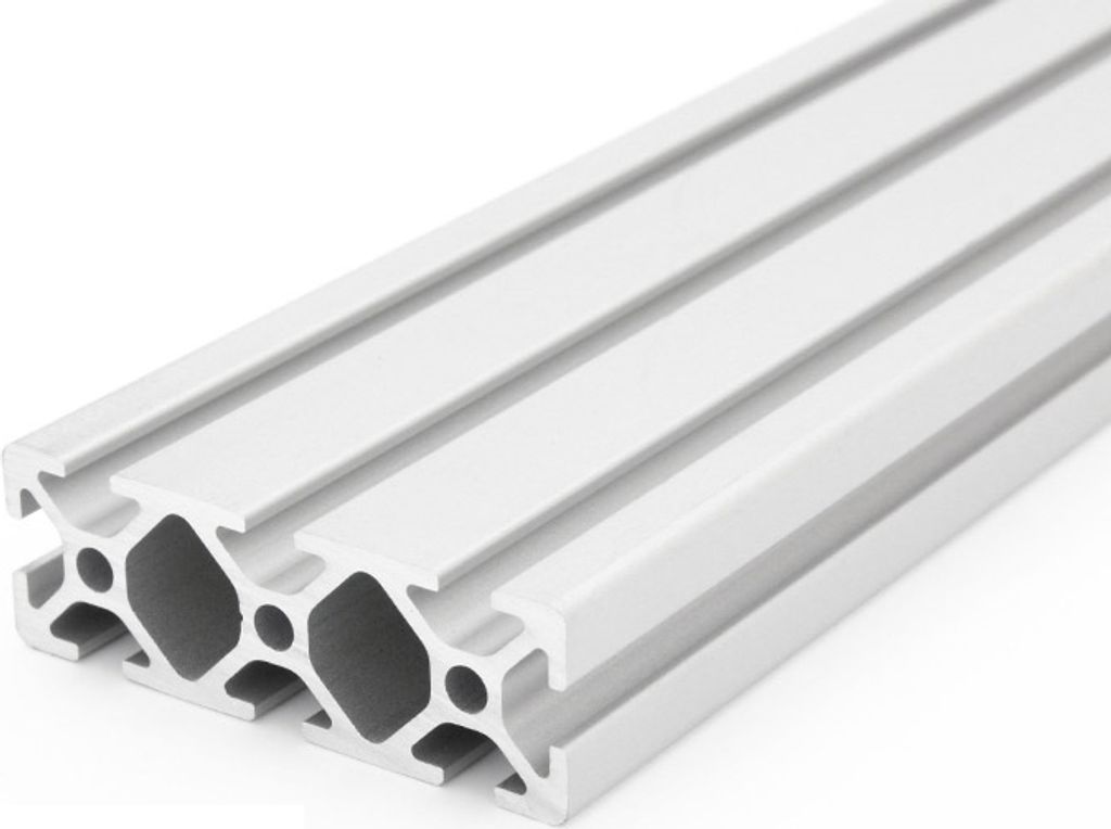 Länge 310mm - Aluminiumprofil 20x60L I-Typ Nut 5 (leicht), silber eloxiert. Aluminium Profil 20x60 Alu Profil 20 x 60 Montage- Systemprofil