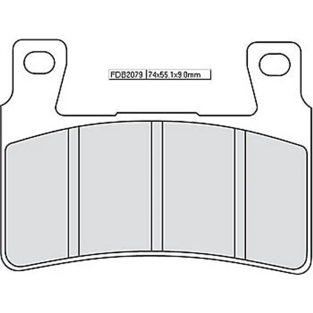 Plaquettes FERODO FDB 2079 ST Sintersangle Haute Friction HH