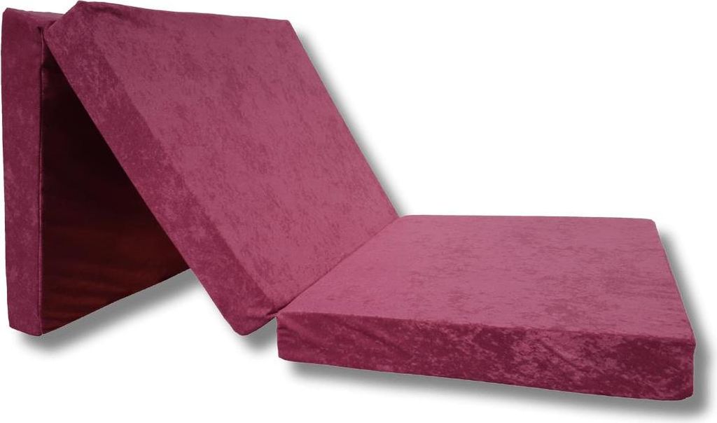 Matelas pliable 195x65x10 cm - 1224, 3 segments, léger, Image du produit 
