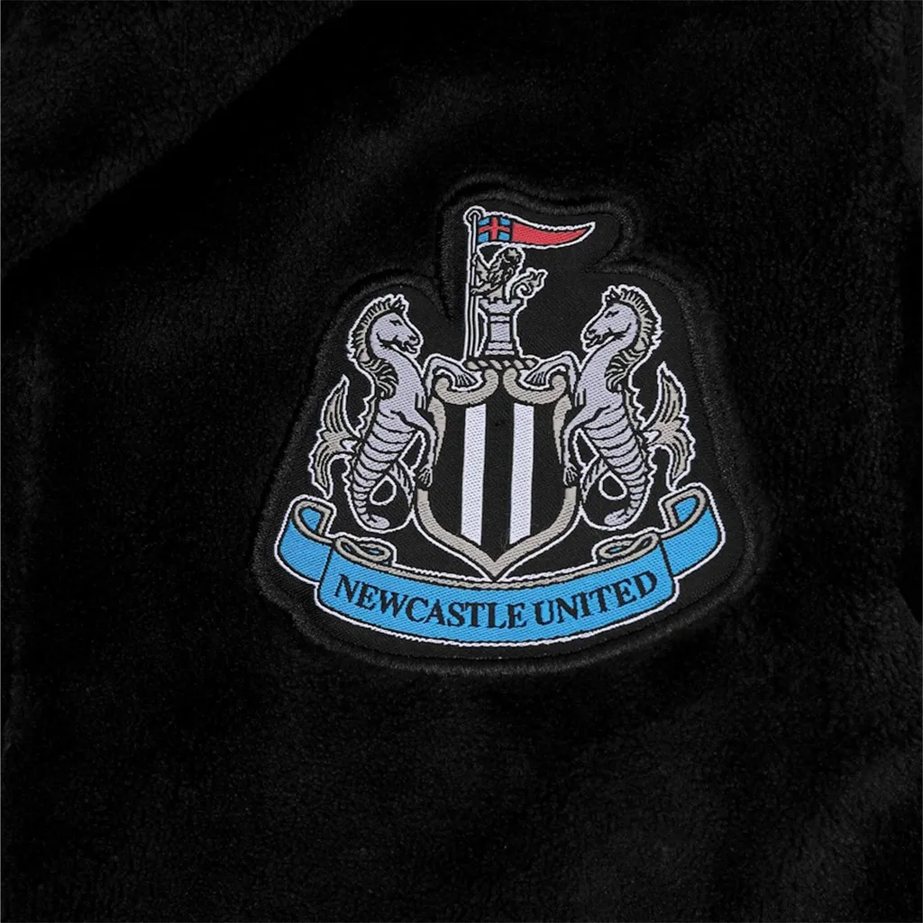 Pigiama Newcastle United Per Bambini 100% Cotone Manica Lunga - Nero, Taglie 3-13 Anni