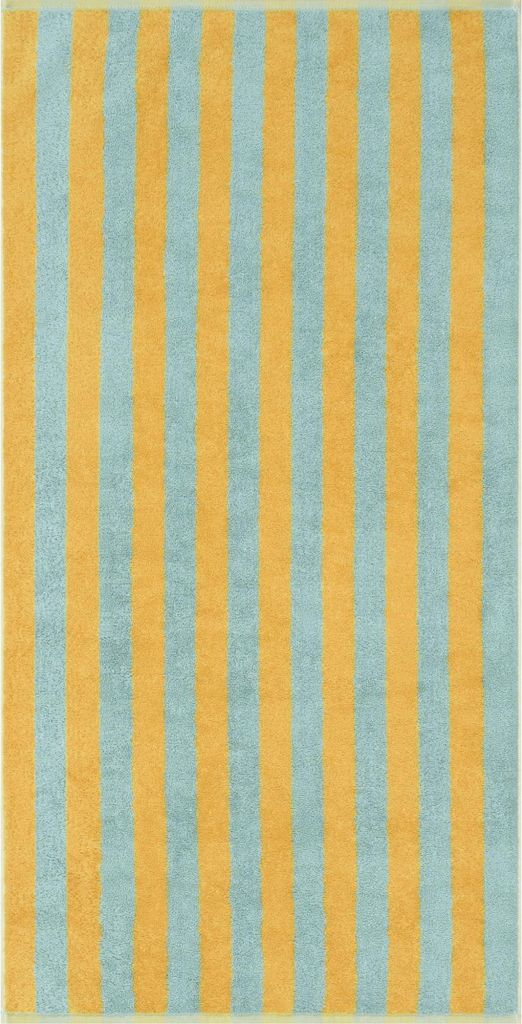 Cawö Duschtuch Bold Farbe mint/gelb Größe 70x140