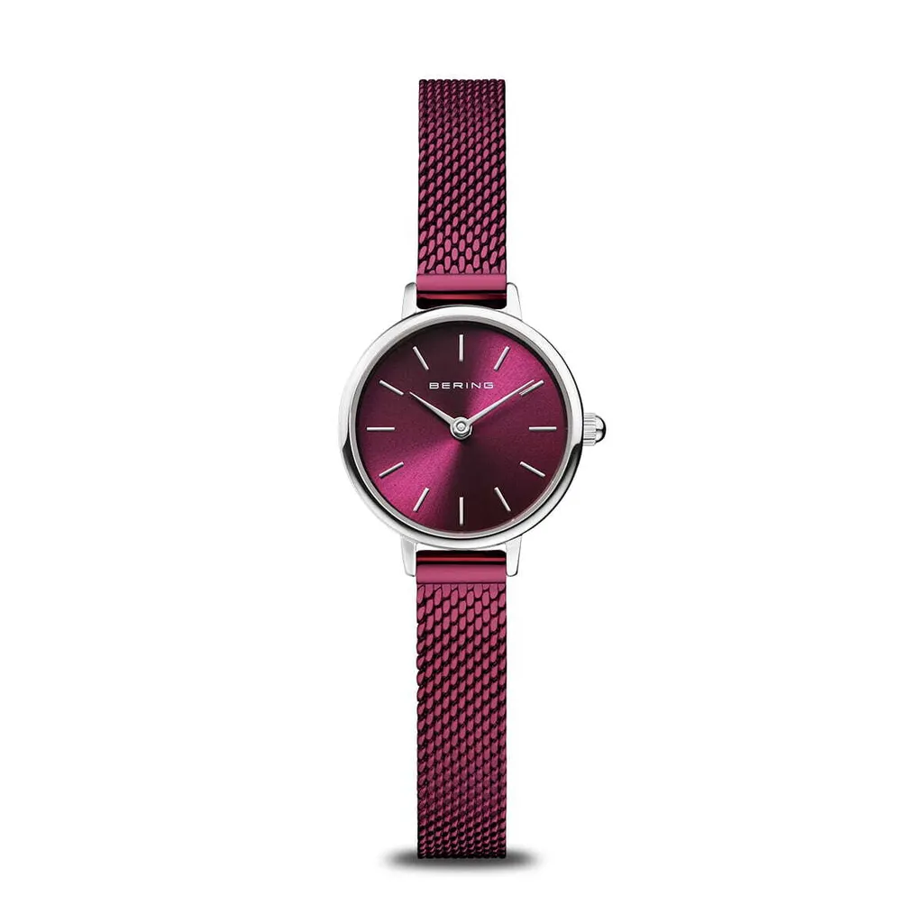 Montre Femme Bering Classic 11022-909 en Maille Milanaise Style Nordique