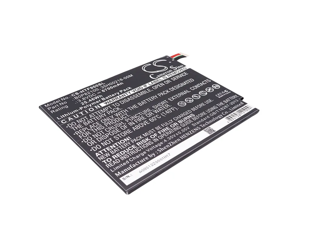 Batterie pour Google Nexus 9 et HTC Flounder remplace 35H00185-01M