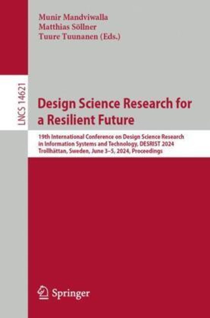 Design Science Research for a Resilient Future
