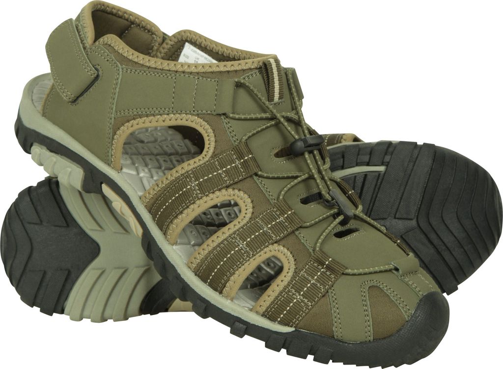 Mountain Warehouse - Herren Sandalen "Trek" MW1434 (40 EU) (Khakigrün)