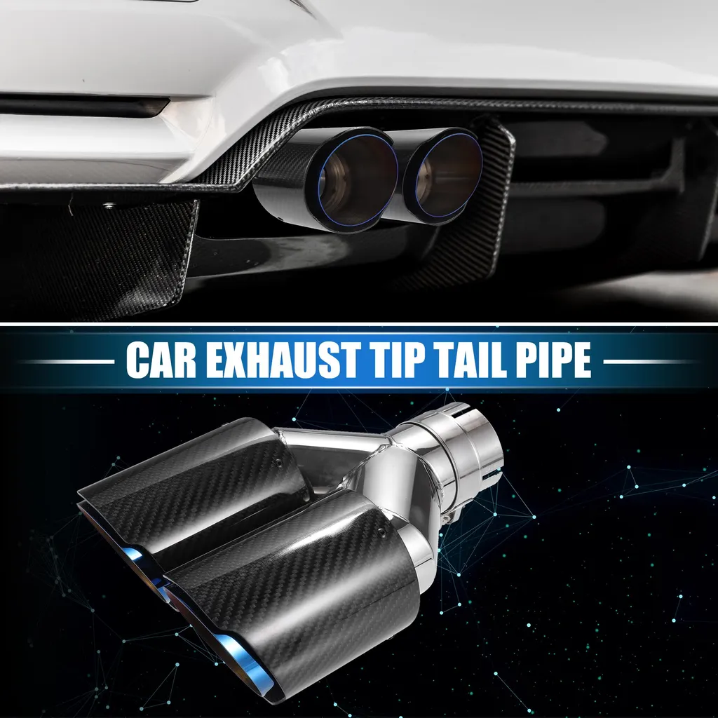 Embout Échappement Inox Carbone pour Rénover un Pot Rouillé ou Ternes