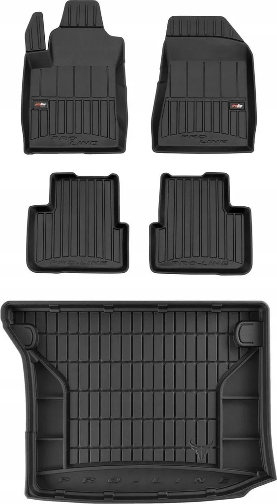 OFFERTA: Kit Tappetini Gomma 3D + Vasca Baule Fiat Bravo 2 2007-2014