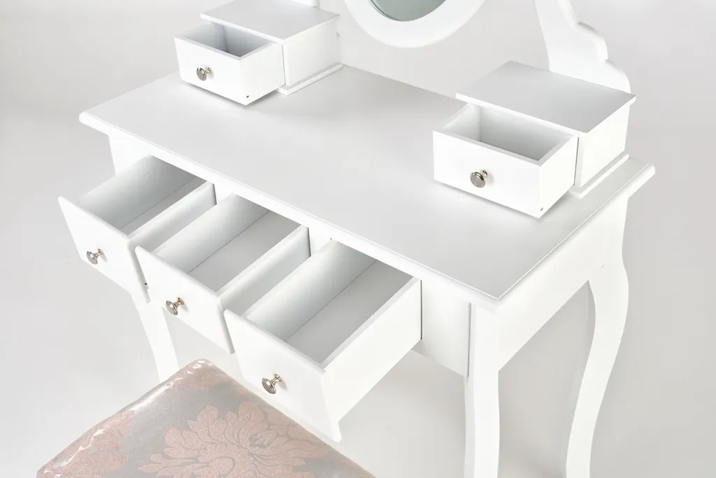 Console miroir Sara chic avec tiroirs, structure robuste 110cm de large