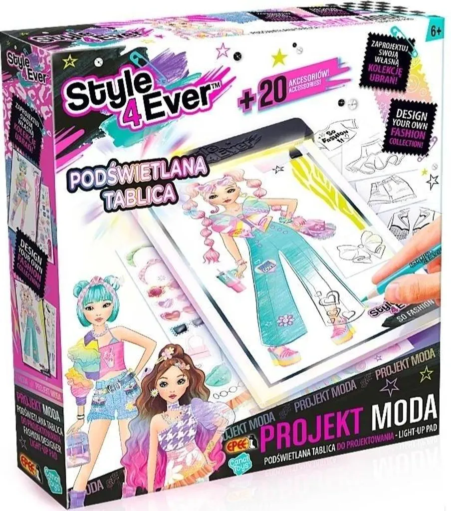 Tableau blanc lumineux EPEE MODA : outil créatif LED pour dessin moderne
