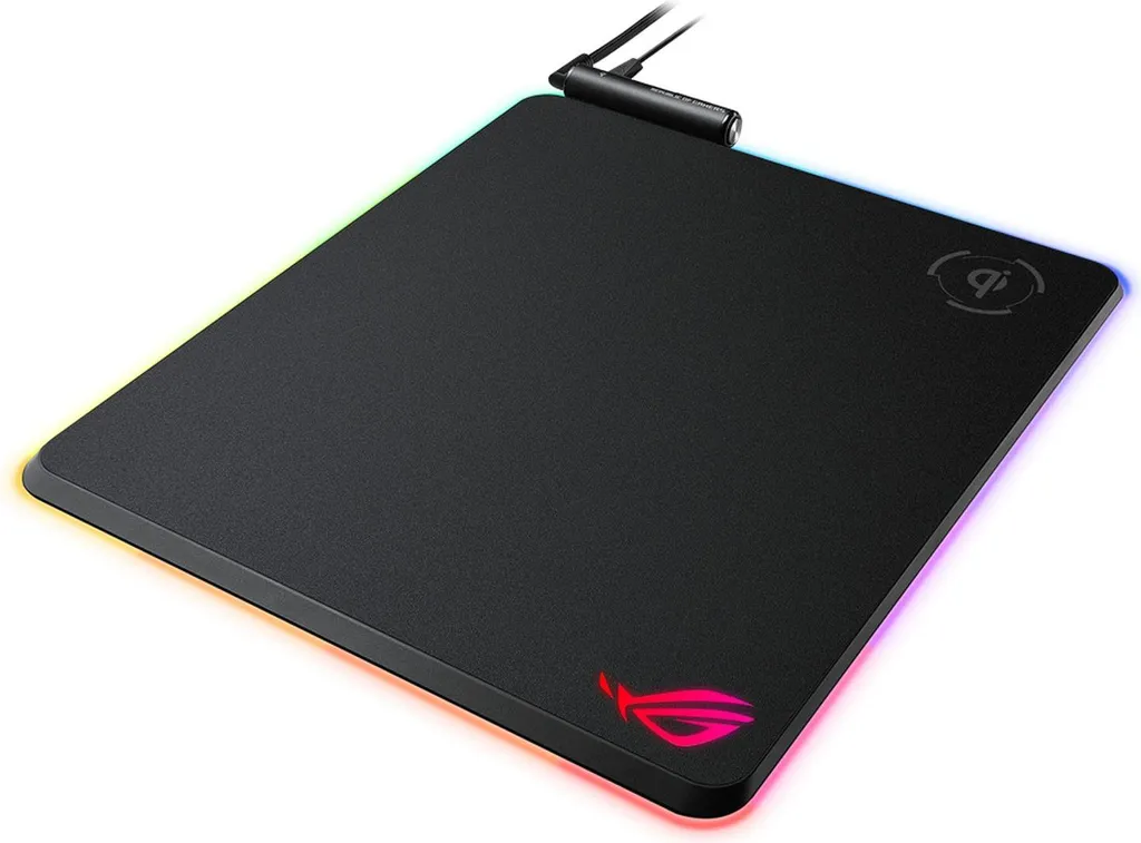 Asus ROG Balteus Qi Tapis de souris RGB avec Charge Qi Induction Intégrée