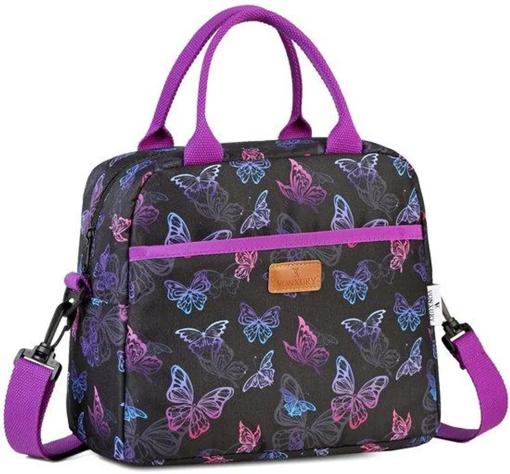 Sac d'école isotherme pour goûter et déjeuner avec bandoulière amovible