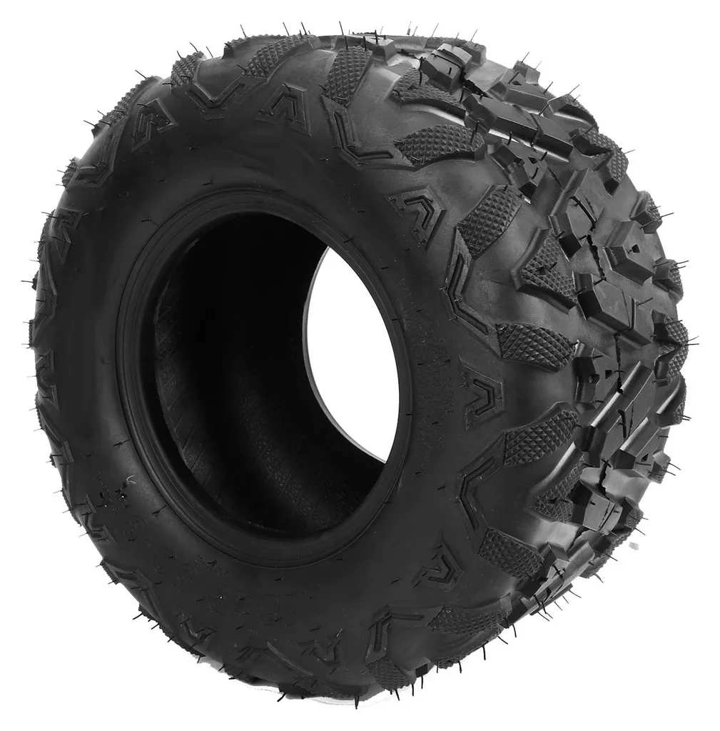 Pneu Tubeless 18X9.50-8 6 Plis Renforcé pour Quad et Tondeuse Autoportée